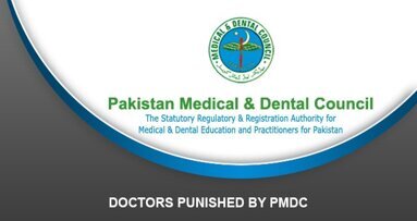 Doctors punished by PMDC