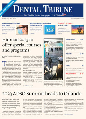 Dental Tribune U.S. No. 2, 2023 Dental Tribune U.S. No. 2, 2023