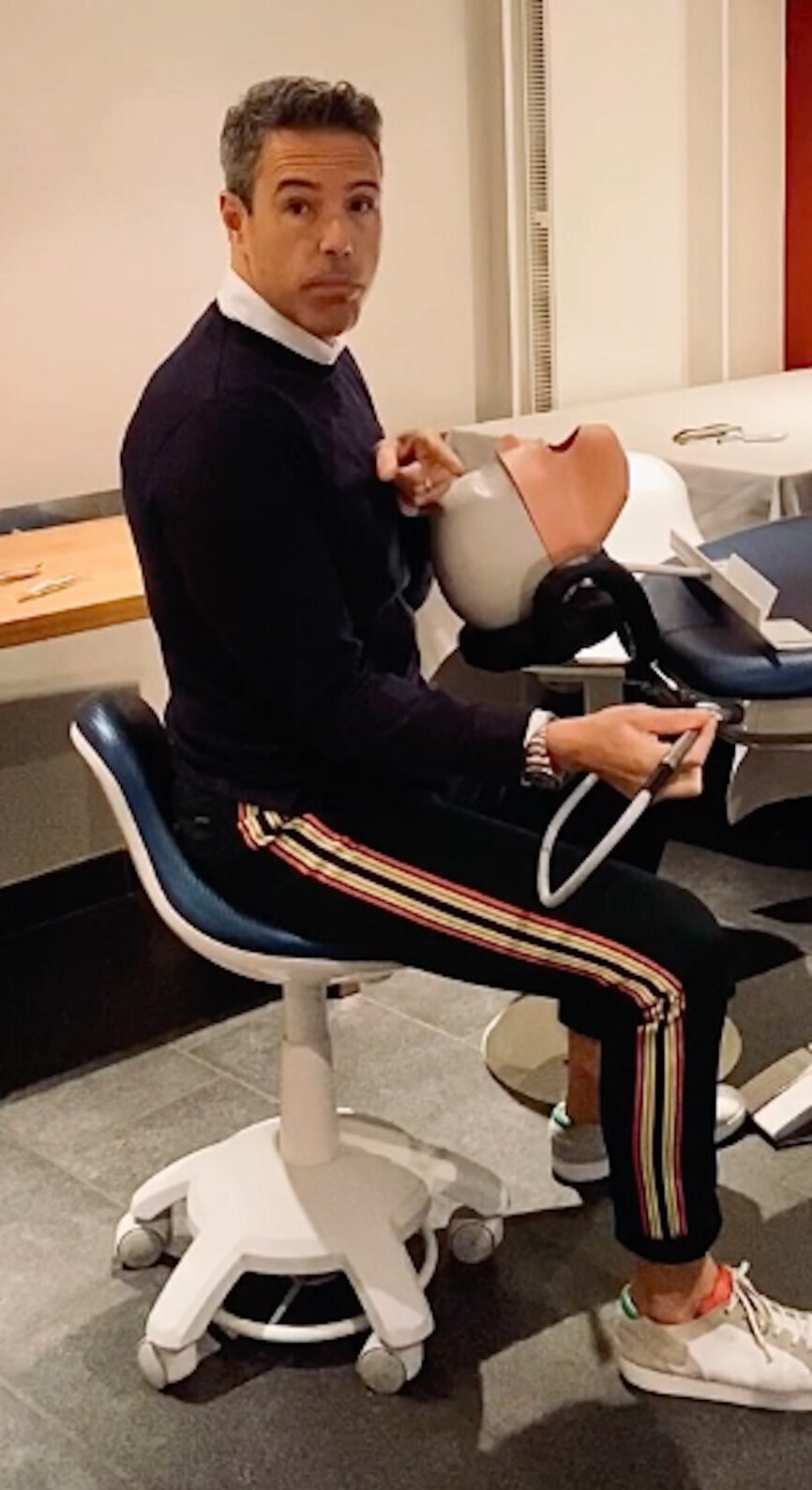 Figure 4 : simulez la repose d'un instrument