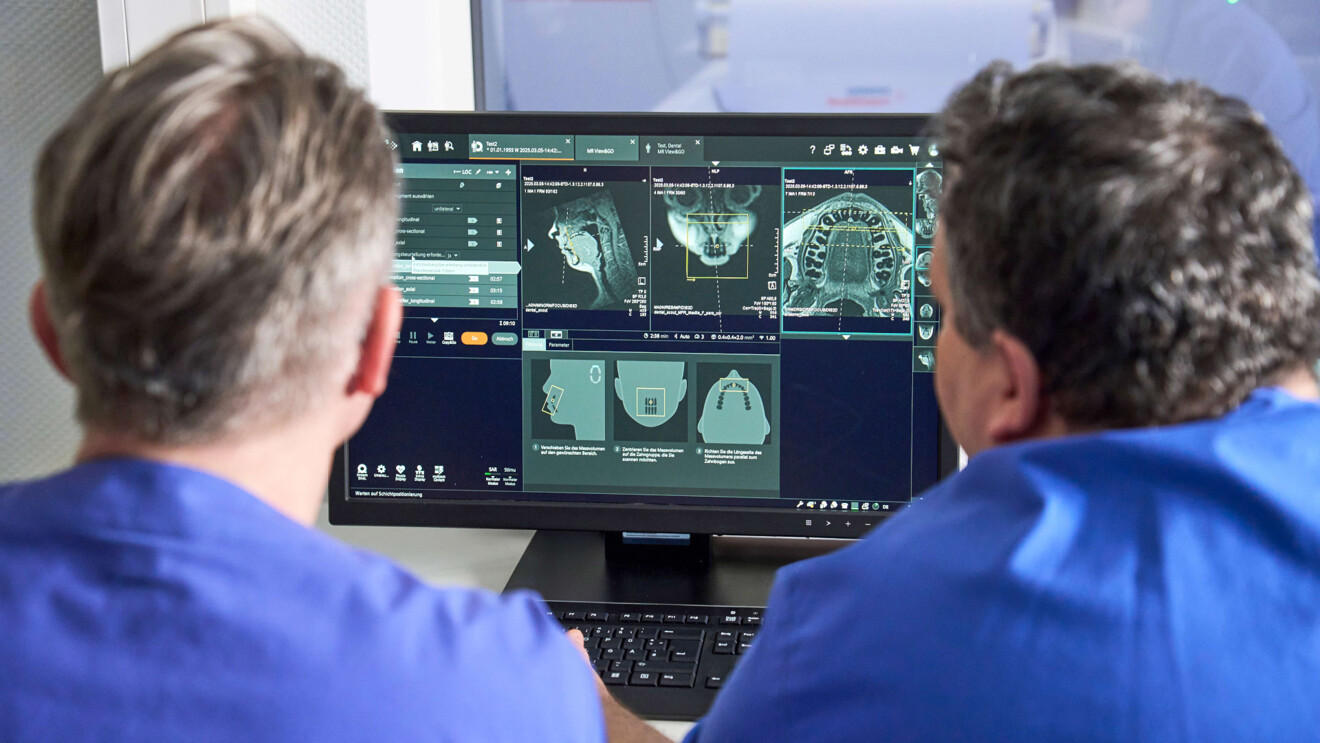 According to initial user feedback, MAGNETOM Free.Max Dental Edition is highly intuitive and easy to operate. (Image: Klinikum Dortmund)