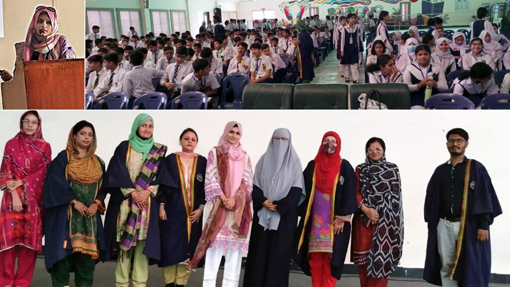 Oral cancer awareness session at Bahria College Karsaz