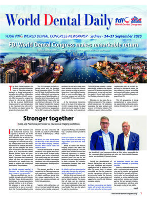 World Dental Daily Sydney Sept. 24–27, 2023
