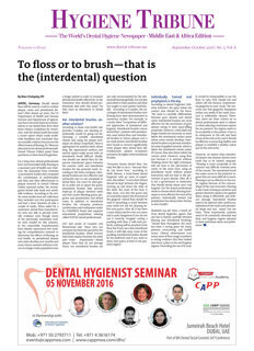 Hygiene Tribune Middle East & Africa No. 5, 2016