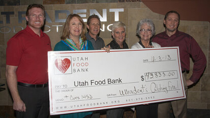Ultradent raises over 350,000 pounds of food for Utah Food Bank and Typhoon Haiyan victims Ultradent raises over 350,000 pounds of food for Utah Food Bank and Typhoon Haiyan victims