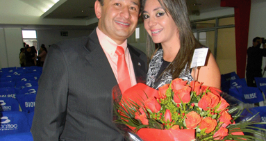 Propuesta de matrimonio en Dental Expo Ecuador