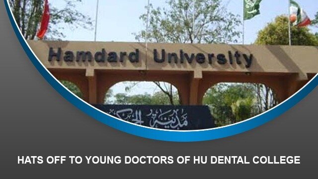 Hats off to young doctors of HU Dental College