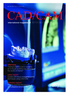 CAD/CAM international No. 2, 2020 CAD/CAM international No. 2, 2020