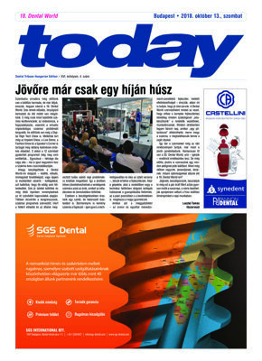 today Dental World Budapest Oct.13, 2018 today Dental World Budapest Oct.13, 2018