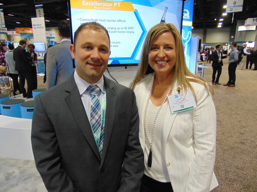 Salvatore Rayca, left, and Karyn Bena of Propel Orthodontics.