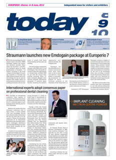 today EuroPerio7 Vienna 9 June 2012 today EuroPerio7 Vienna 9 June 2012