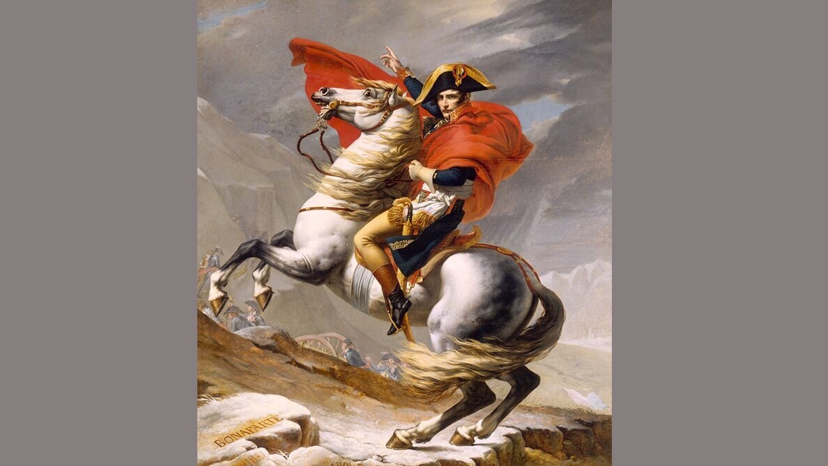 Napoleón a lomos de Marengo: Historia de un cuadro