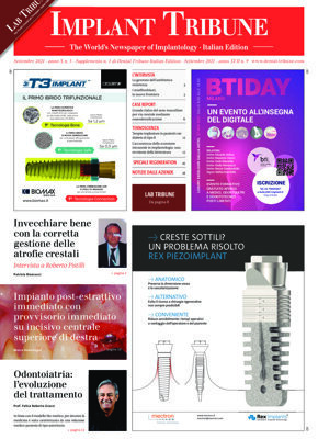 Implant Tribune Italy No.3, 2021 Implant Tribune Italy No.3, 2021