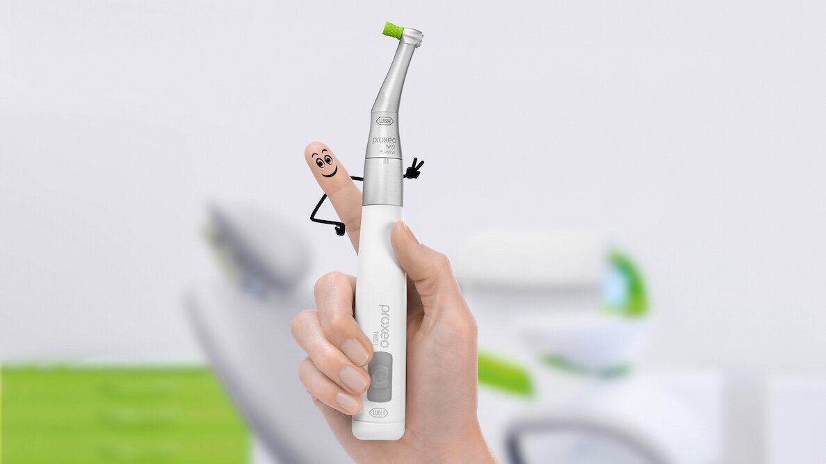 Una pieza de mano inalámbrica y con múltiples copas