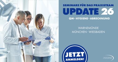 Fit für QM & Hygiene an jeweils nur einem Seminartag – Neu: Update Abrechnung