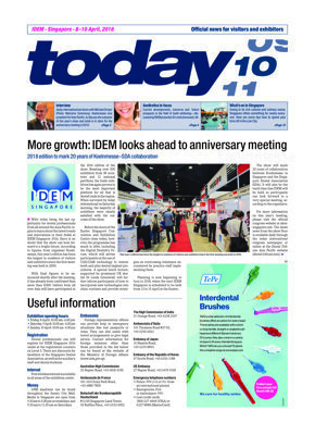 today IDEM Singapore April 10, 2016 today IDEM Singapore April 10, 2016