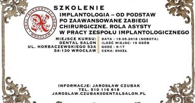 „Rola asysty w pracy zespołu implantologicznego” – szkolenie Oral Surgery Academy