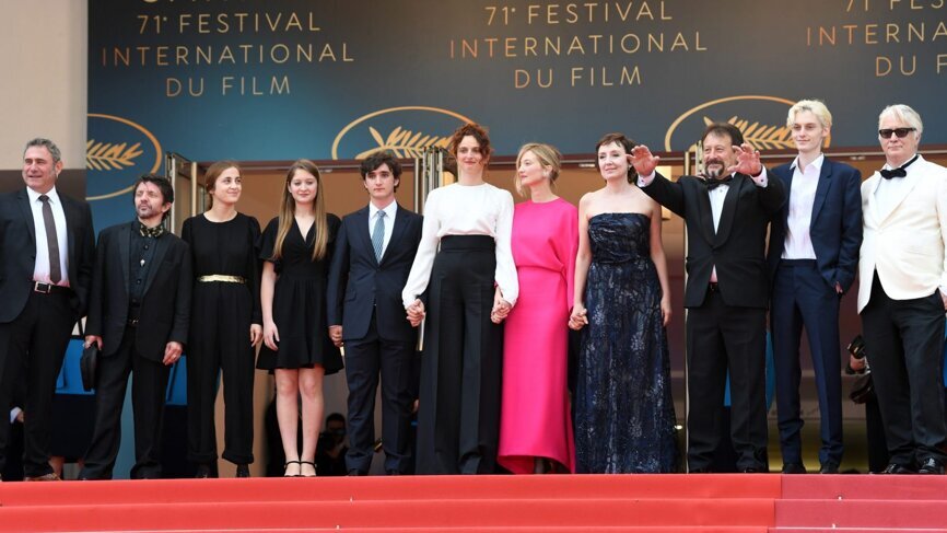The cast of Lazzaro Felice, a winner of Best Screenplay at the Cannes Film Festival. (All photographs: Massimo Alteri)