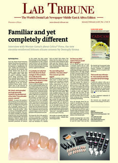 Lab Tribune Middle East & Africa No. 1, 2018