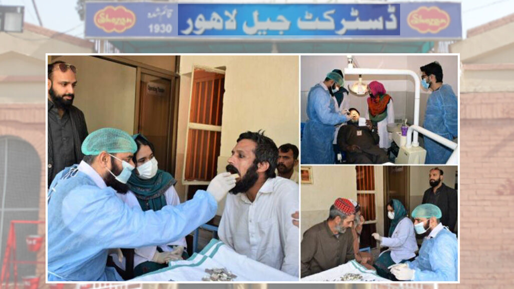 Dental screening of 6,401 inmates at Lahore Camp Jail