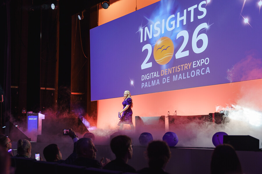 Christine McClymont, global head of marketing and communications at exocad and host of the two-day event, welcomed attendees to the Palau de Congressos de Palma. 