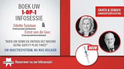 Boek uw infosessie over het nieuwe Ultra Safety Plus Twist
