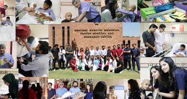 CMH team visits SKMCH paediatric ward