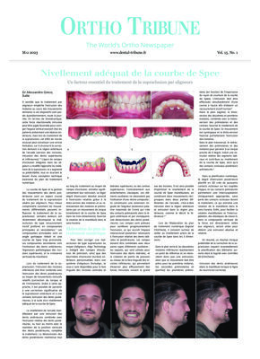 Ortho Tribune France No. 1, 2023 Ortho Tribune France No. 1, 2023