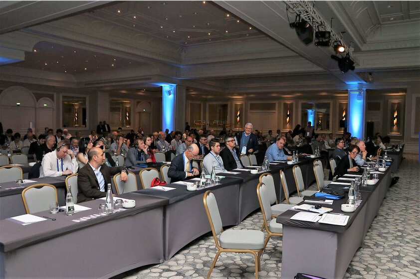 Salle de conférence de l'Euro Implanto (Photo : Philippe Alibert)