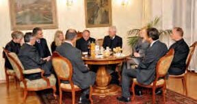 Nadbiskup mons. dr. Zygmunt Zimowski u posjetu HKDM-u