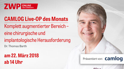 CAMLOG Live-OP: Komplett augmentierter Bereich CAMLOG Live-OP: Komplett augmentierter Bereich