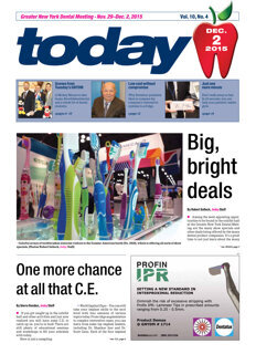 today Greater New York Dental Meeting Dec. 02, 2015 today Greater New York Dental Meeting Dec. 02, 2015