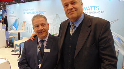 Andrew Magnani, left, and Denis Cuendet of Bien-Air.