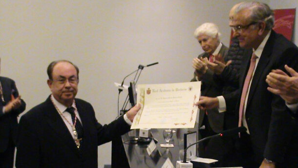 Honorio Bando, nuevo Académico de la Real Academia de Doctores de España