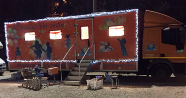 “Noi con Voi”: il camion di Overland for Smile a Norcia e dintorni in soccorso ai terremotati