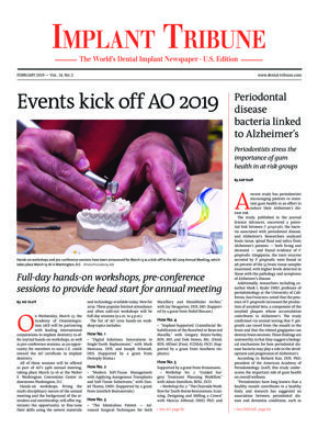 Implant Tribune U.S. No. 1, 2019