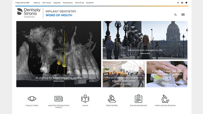 Dentsply Sirona представи новия си сайт Word of Mouth