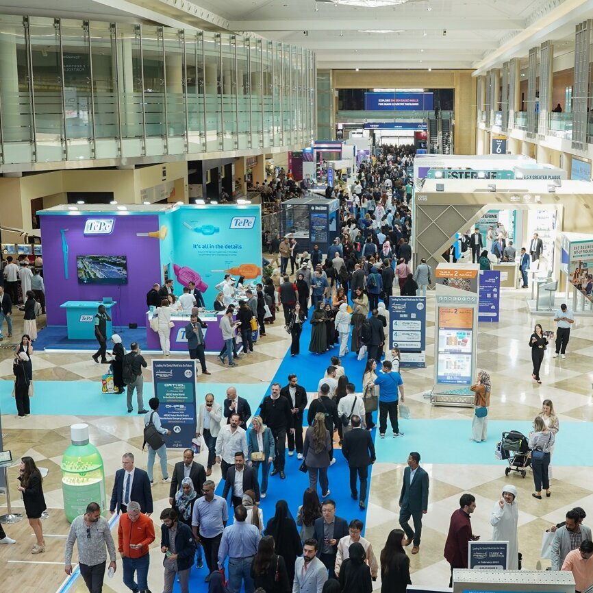 The 2025 AEEDC exhibition is being held under the theme “Leading the dental world into the future”.