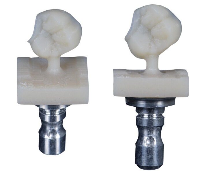 Fig. 18a: Onlay milled from the multilayered version of KATANA AVENCIA Block 2 showing smooth margins and a natural surface texture.