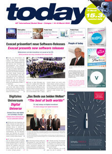 today at IDS Cologne 15 March 2023 today at IDS Cologne 15 March 2023