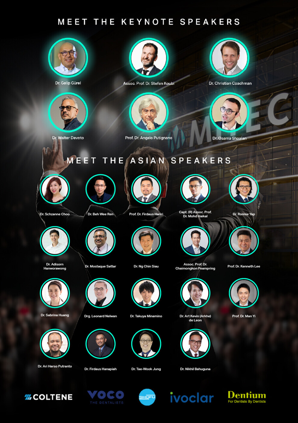 Speaker lineup for Dentistry Unplugged 2025. (Image: Dental Tribune ASEAN)