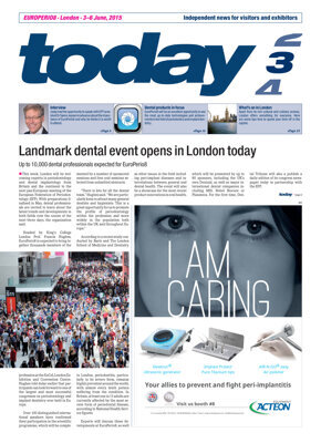 today EuroPerio8 London June 3, 2015 today EuroPerio8 London June 3, 2015