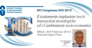 XXI Congresso SIO 2013, la lettera di presentazione del Presidente Eletto