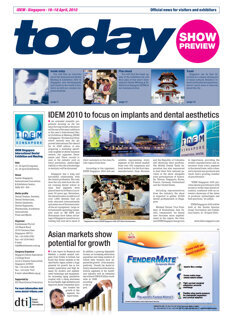 today IDEM Singapore 2010 Show Preview today IDEM Singapore 2010 Show Preview