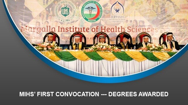 MIHS’ first convocation — degrees awarded