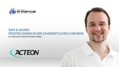 Webinar teaser – ACTEON – Safe & Sound: Piezotechniken in der zahnärztlichen Chirurgie