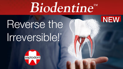 Biodentine opens new treatment option allowing more teeth to be saved! Biodentine opens new treatment option allowing more teeth to be saved!