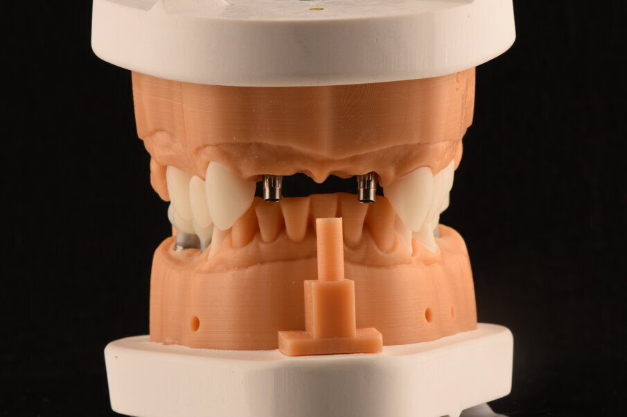 Fig. 33_Modelli realizzati in resina e montati in articolatole a valori medi.