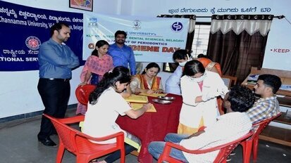 Spreading the message of the importance of good oral hygiene on 'Oral Hygiene Day'