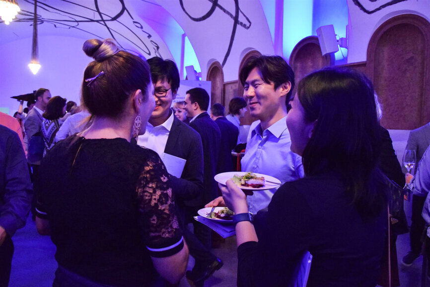 The tasty fare delighted palates throughout the evening. (Photograph: Franziska Beier, DTI) 