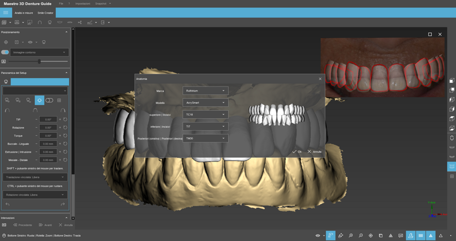 Fig. 13 - La proposta del software mantiene la selezione fatta nel progetto 2D fotografico.